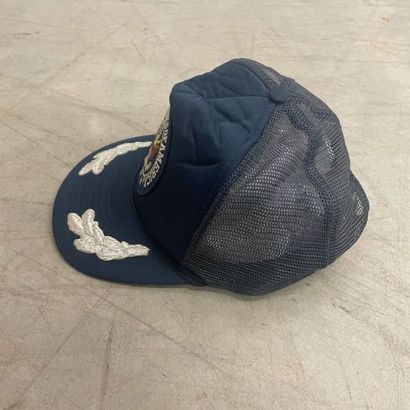 Vintage United States Scrambled Eggs Trucker Snapback Hat - Picture 6 of 7